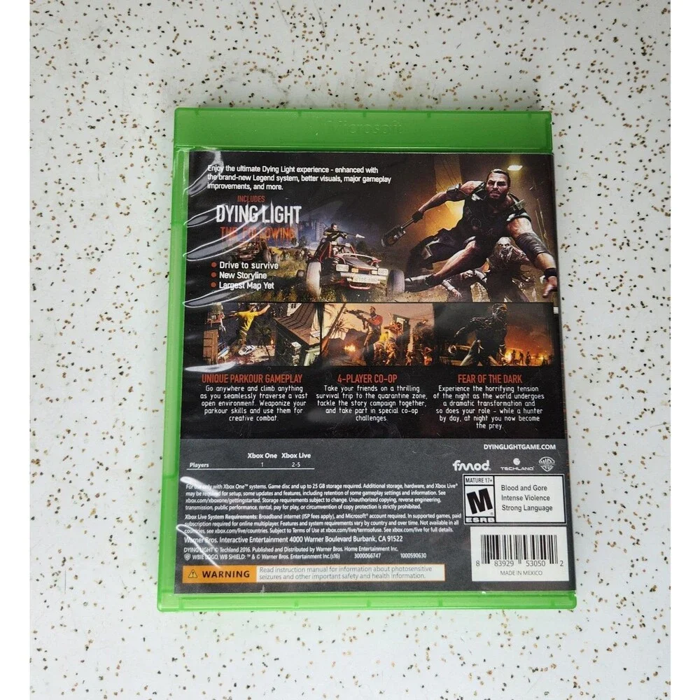 Dying Light The Following Enhanced Edition Xbox One - Complete CIB